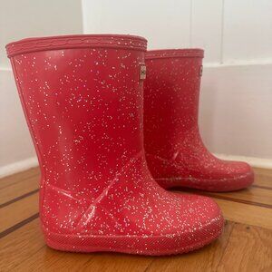 Hunter sparkle wellies size 10